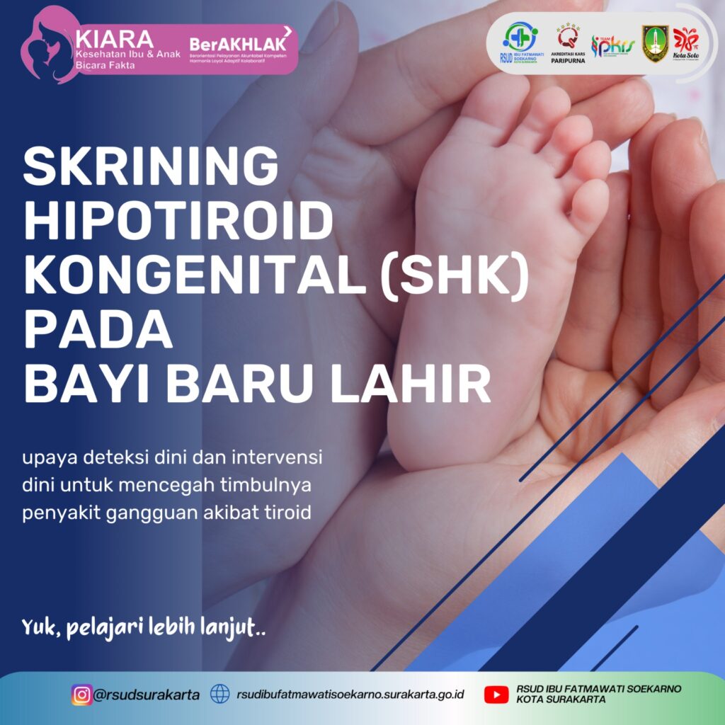 Skrining Hipotiroid Kongenital Shk Pada Bayi Baru Lahir Rsud Ibu